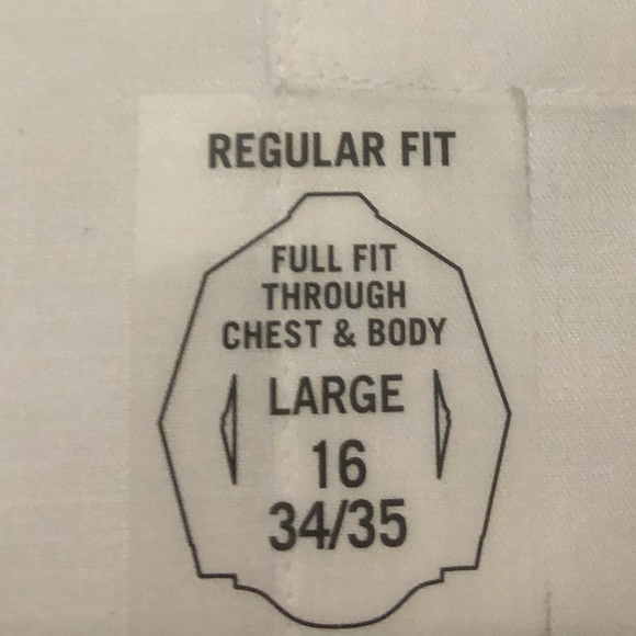 Van Heusen Dress Shirt NWT Regular Fit White - Picture 3 of 13